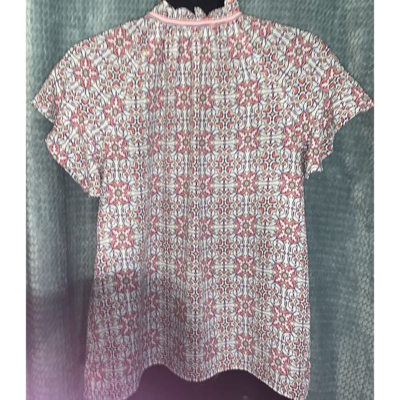 Max Studio Blouse Women's XS Ruffled Sleeves Pink - Picture 5 of 5